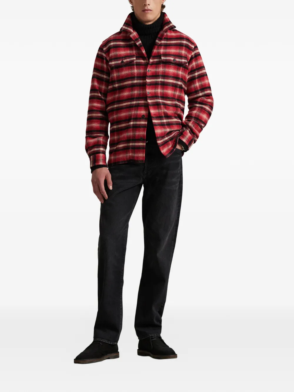 Polo Ralph Lauren Straight jeans met vijf zakken Zwart