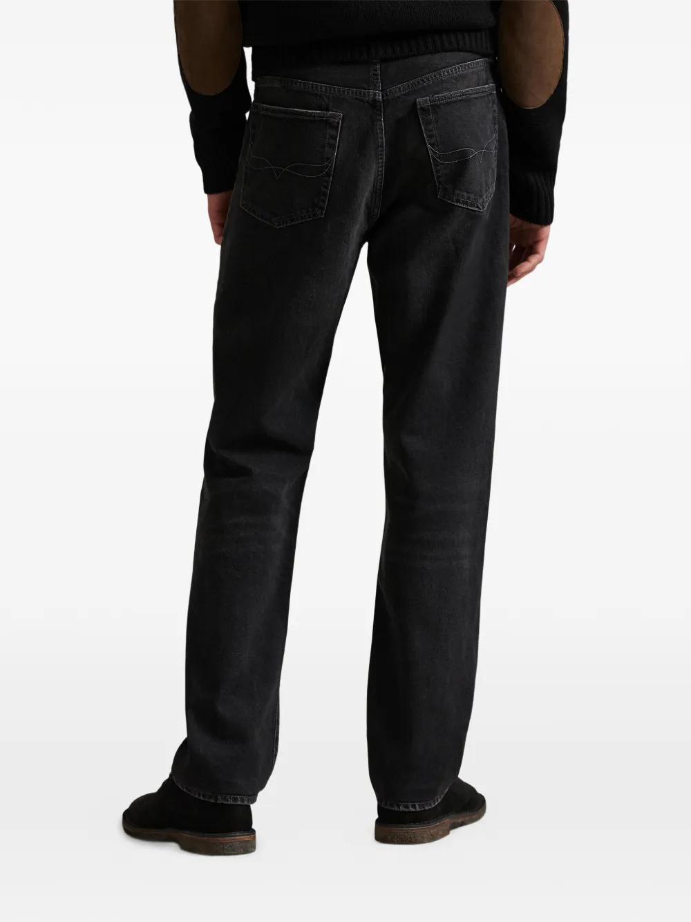 Polo Ralph Lauren Straight jeans met vijf zakken Zwart