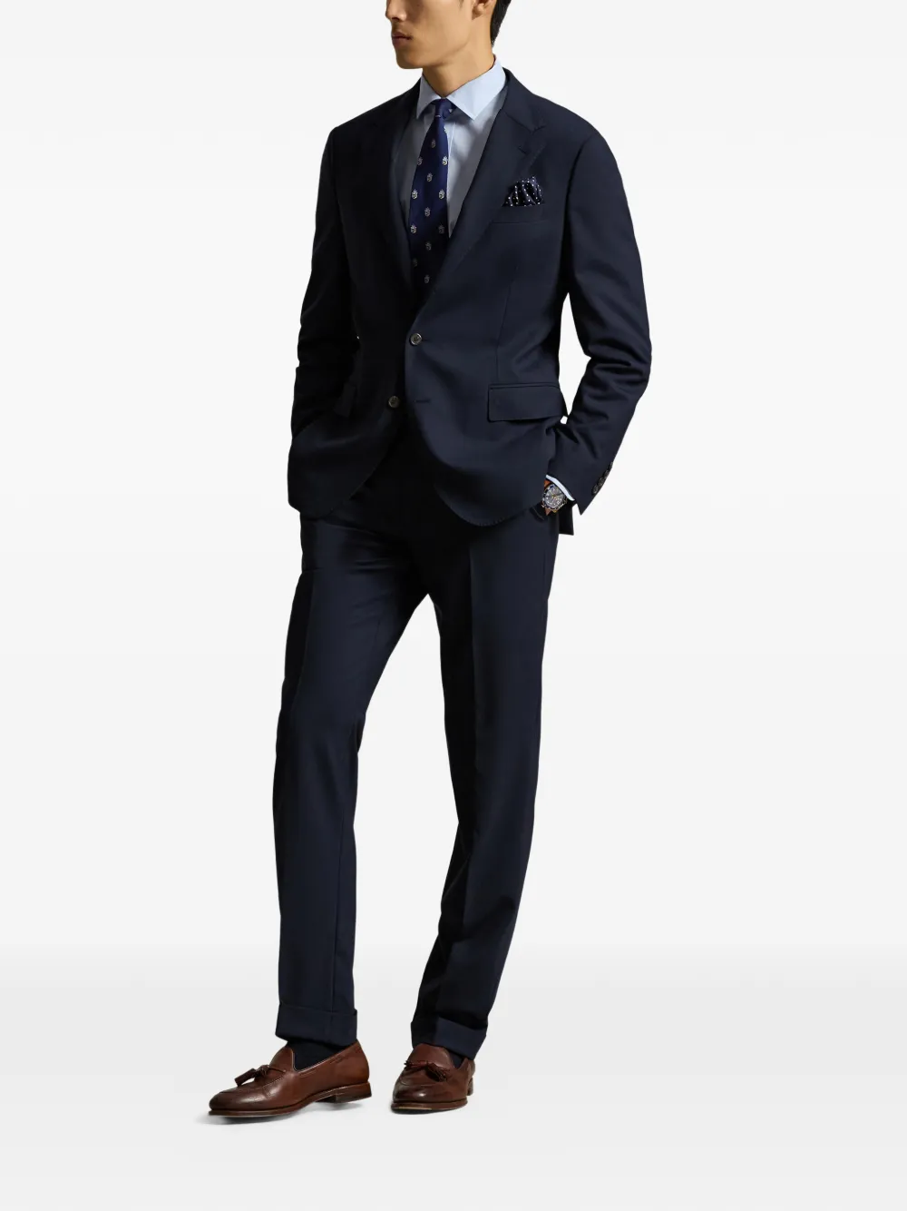Polo Ralph Lauren Blazer met enkele rij knopen Blauw