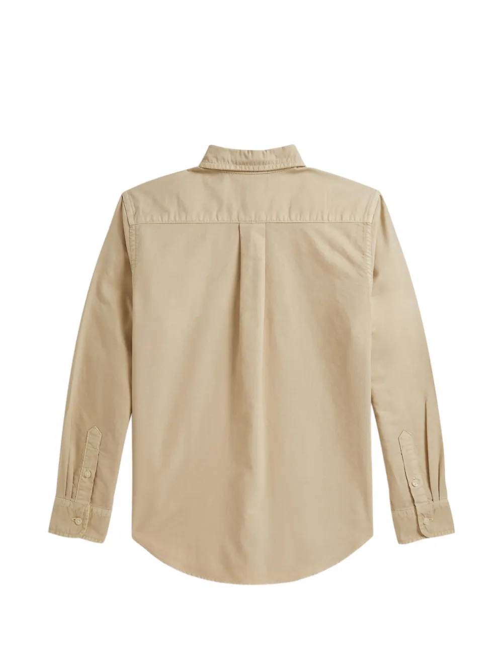 POLO RALPH LAUREN KIDS Katoenen Oxford shirt met logo-detail Beige