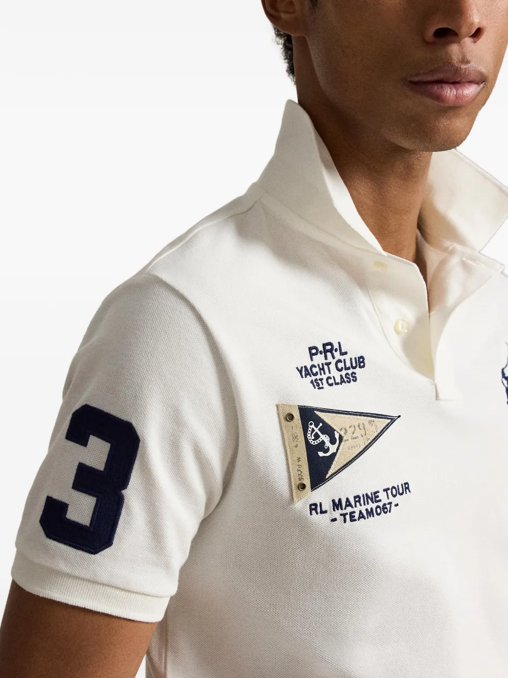 Polo Ralph Lauren Big Pony Embroidered Polo Shirt | Neutrals