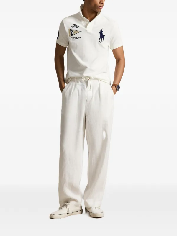 Polo Ralph Lauren Big Pony Embroidered Polo Shirt | Neutrals