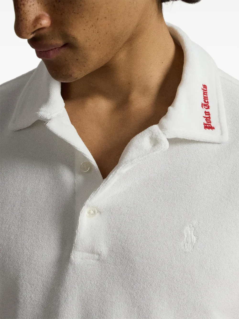 Polo Ralph Lauren Poloshirt met geborduurd logo Wit