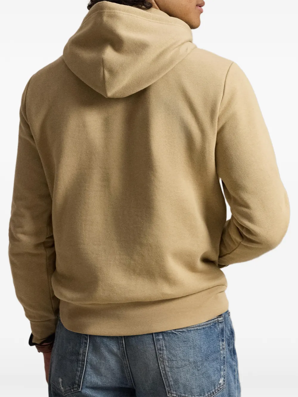 Polo Ralph Lauren Hoodie met geborduurd logo Bruin
