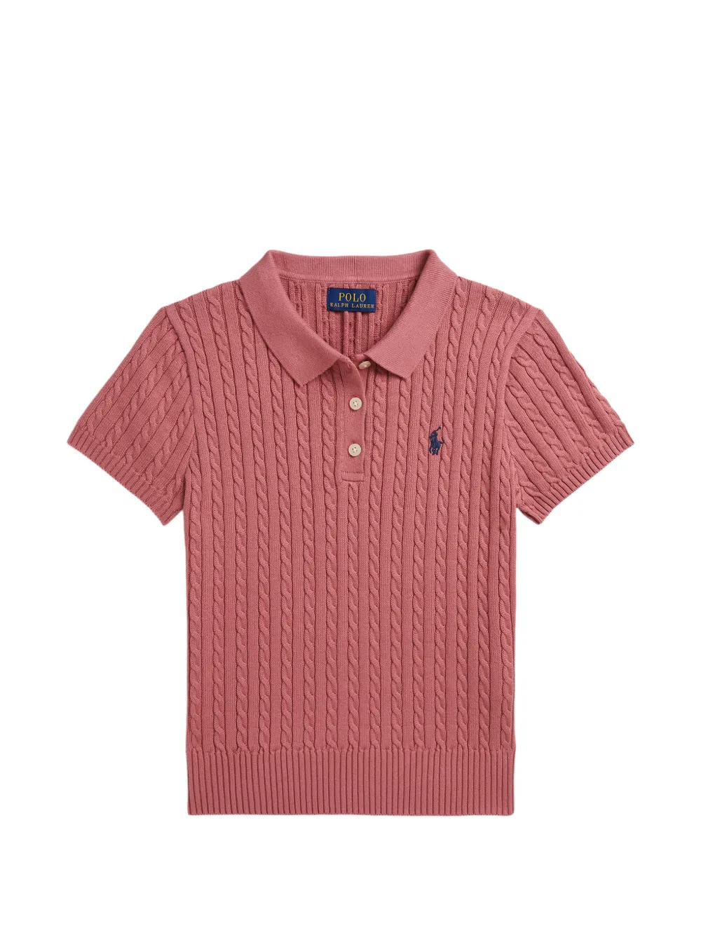 POLO RALPH LAUREN KIDS Poloshirt mit Polo Pony-Stickerei - Rosa