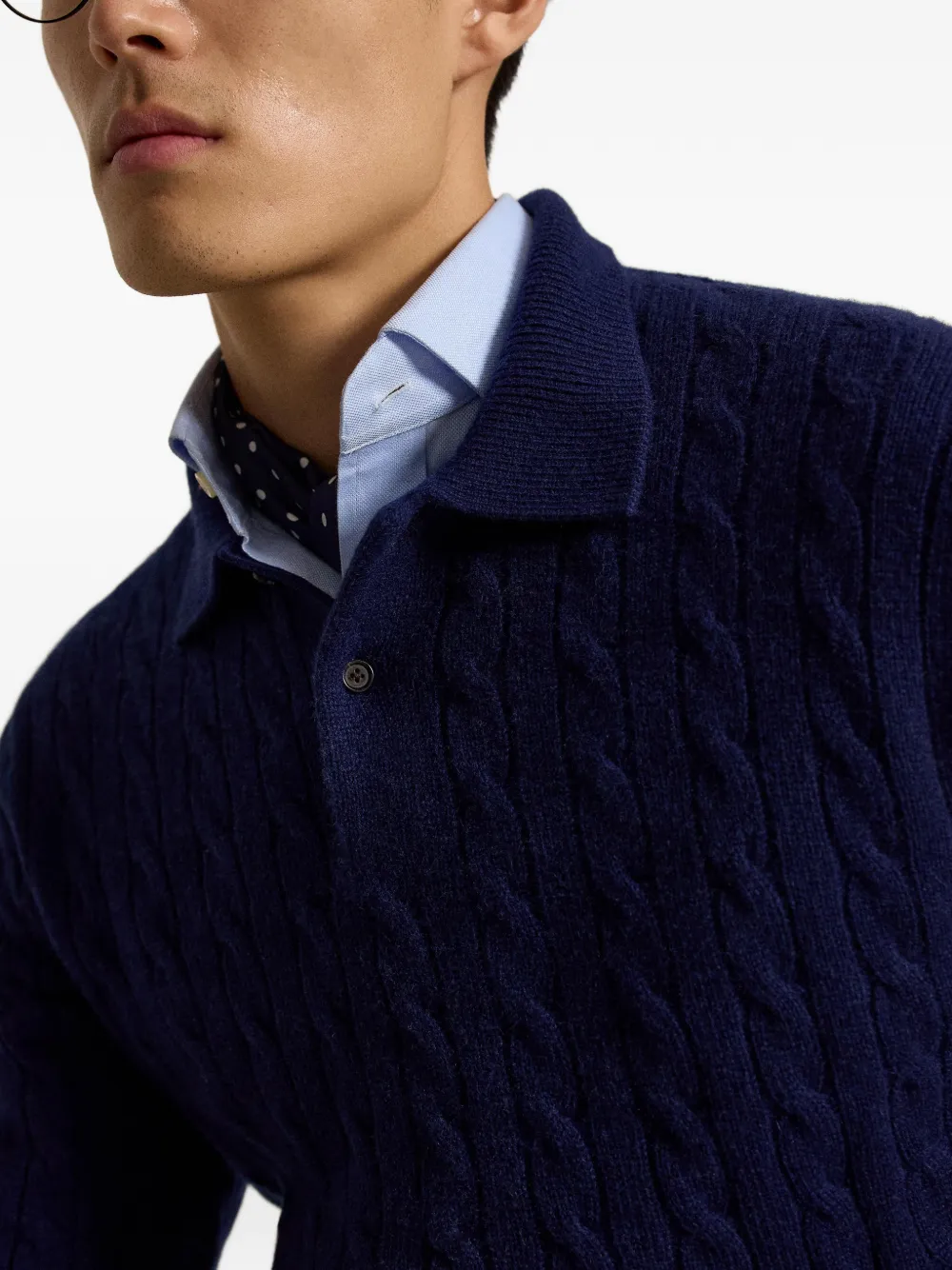Polo Ralph Lauren Kabelgebreide trui Blauw