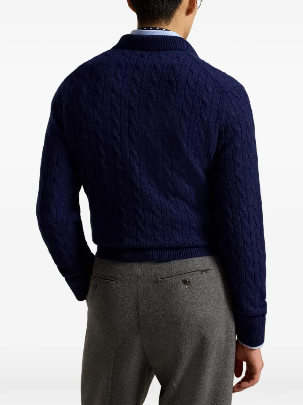 Polo Ralph Lauren Kabelgebreide trui Blauw