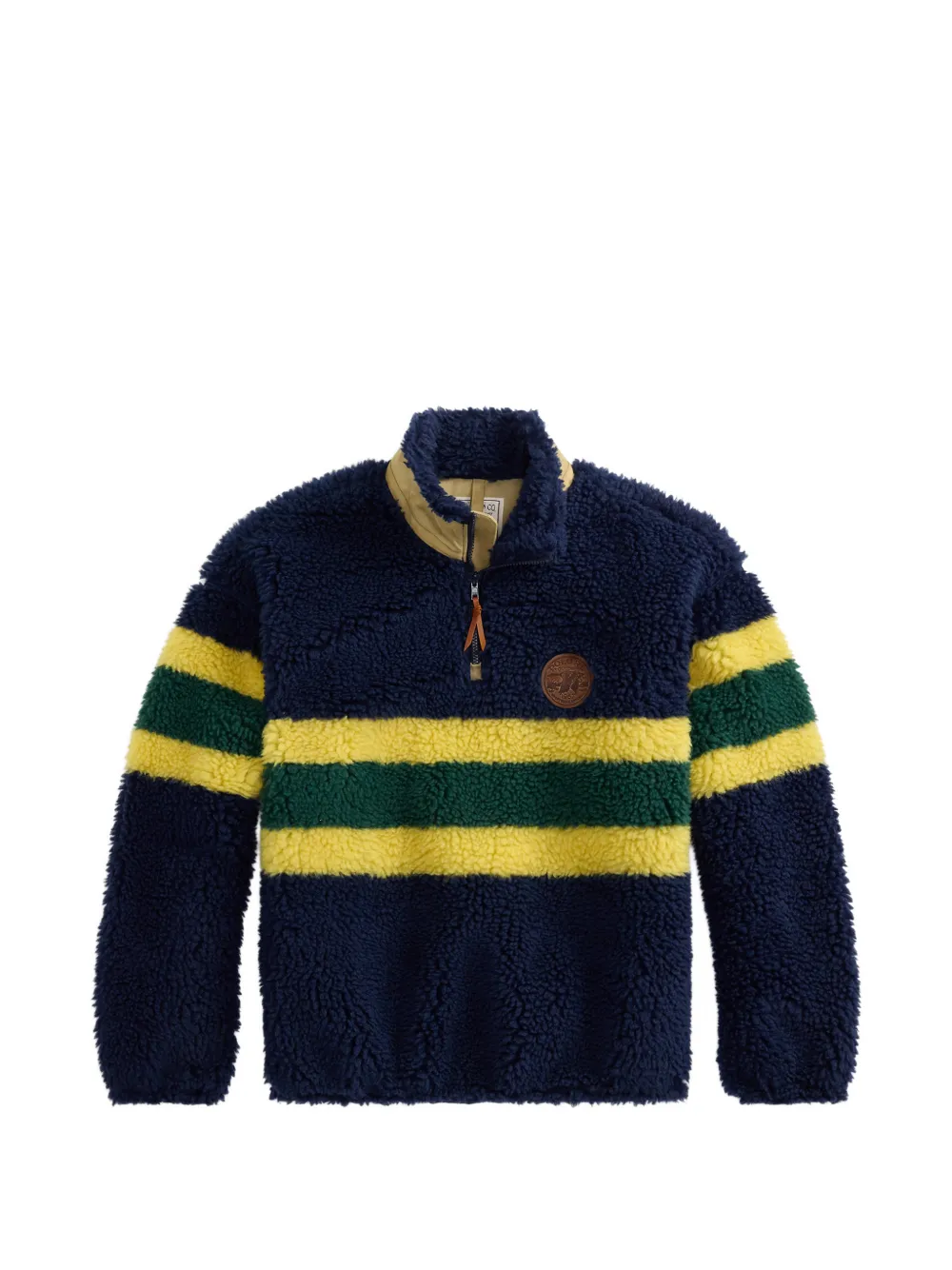 Polo Ralph Lauren Maglione a righe con collo alto - Blu