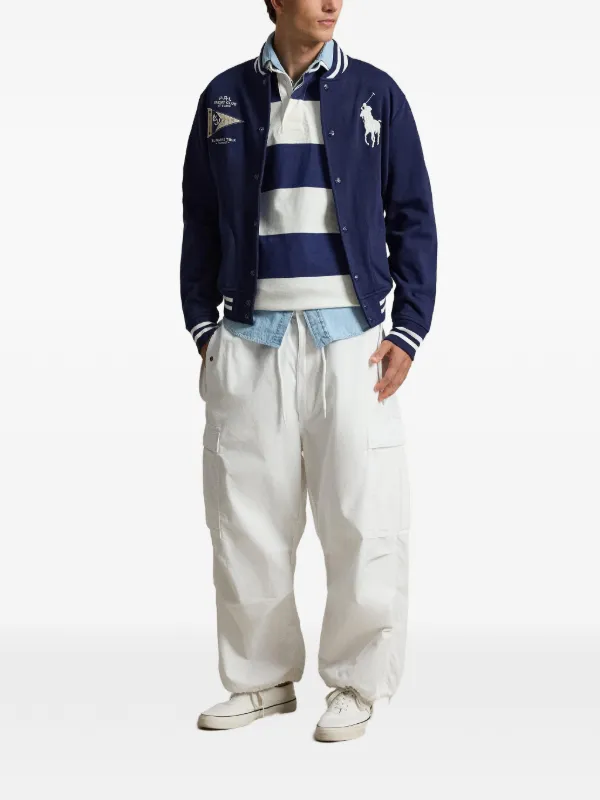Polo Ralph Lauren Jaqueta Big Pony De Fleece | Azul | FARFETCH BR