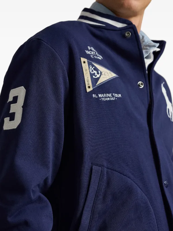 Polo Ralph Lauren Jaqueta Big Pony De Fleece | Azul | FARFETCH BR