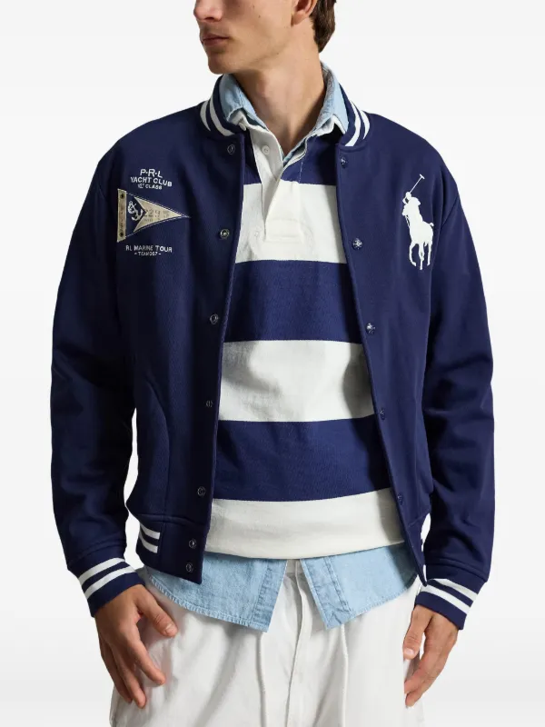 Polo Ralph Lauren Jaqueta Big-Pony | Azul | FARFETCH BR