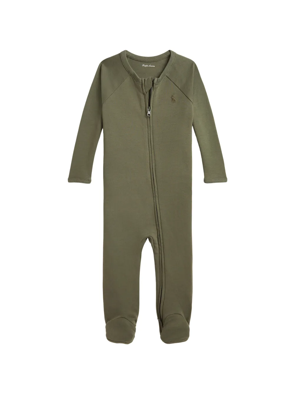 POLO RALPH LAUREN KIDS Strampler mit Polo Pony-Stickerei - Grün