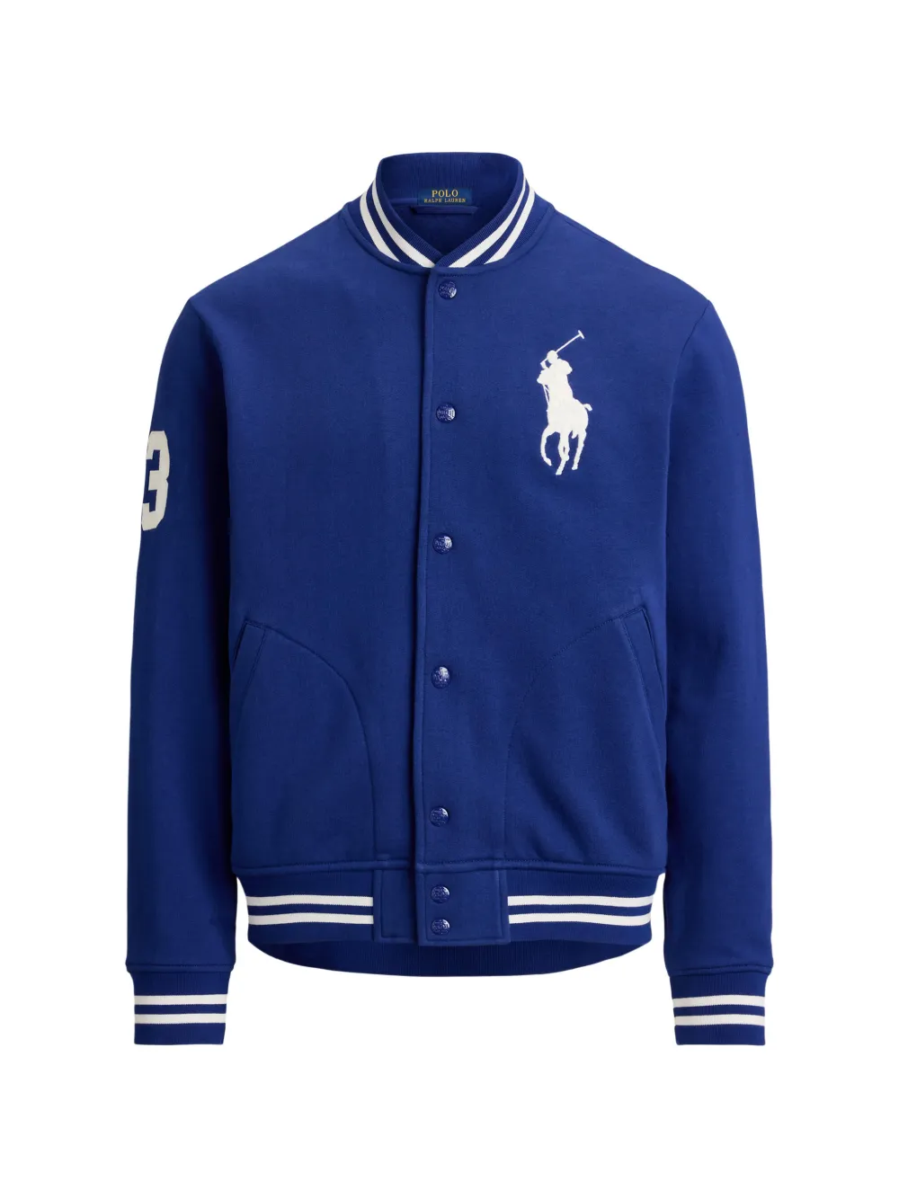Polo Ralph Lauren Baseballjacke aus Fleece - Blau