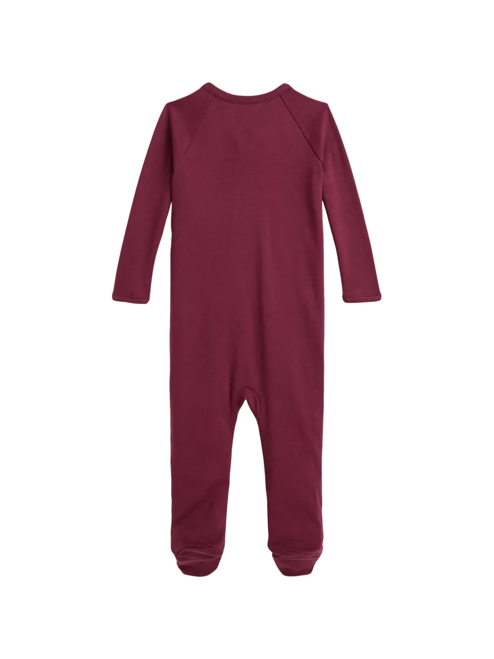 POLO RALPH LAUREN KIDS Pyjama met geborduurd logo en voetjes Rood