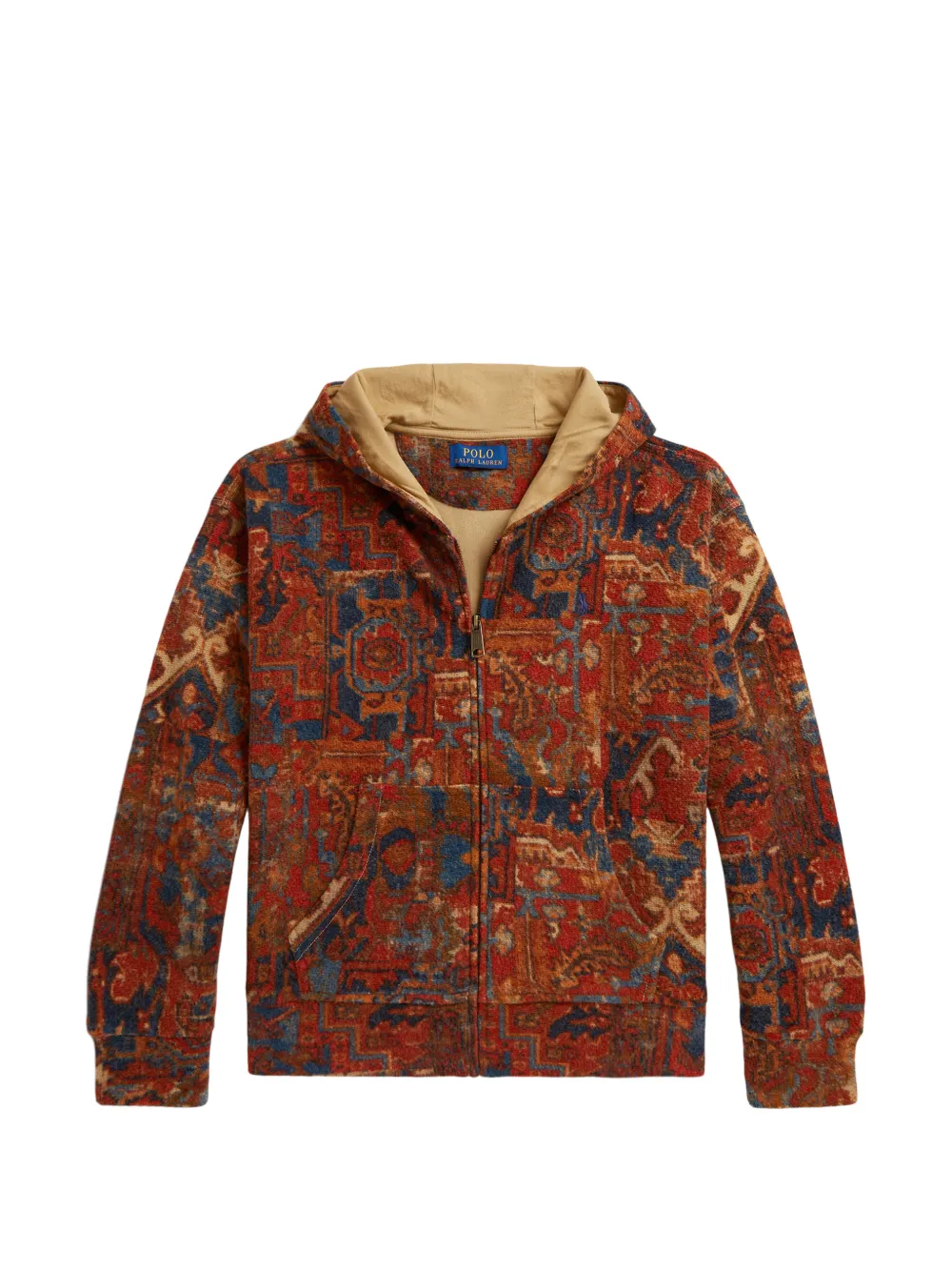 POLO RALPH LAUREN KIDS Felpa con fantasia - Rosso
