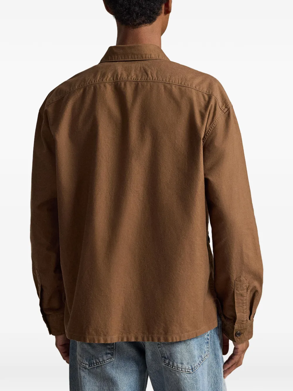 Polo Ralph Lauren Shirtjack met Pony-borduurwerk en rits Bruin
