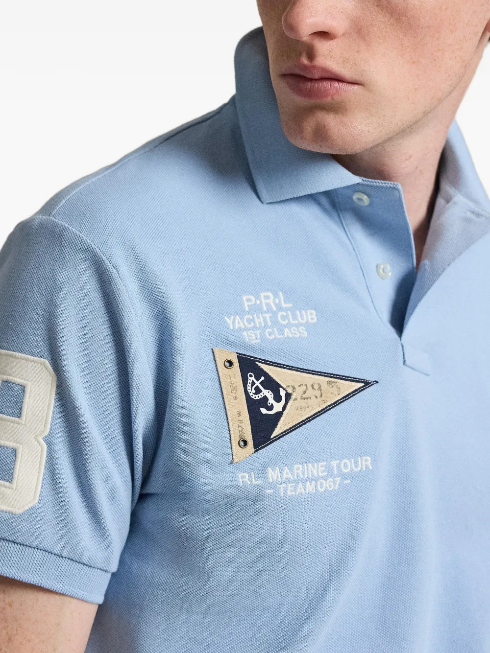 Polo Ralph Lauren Poloshirt met geborduurd logo Blauw