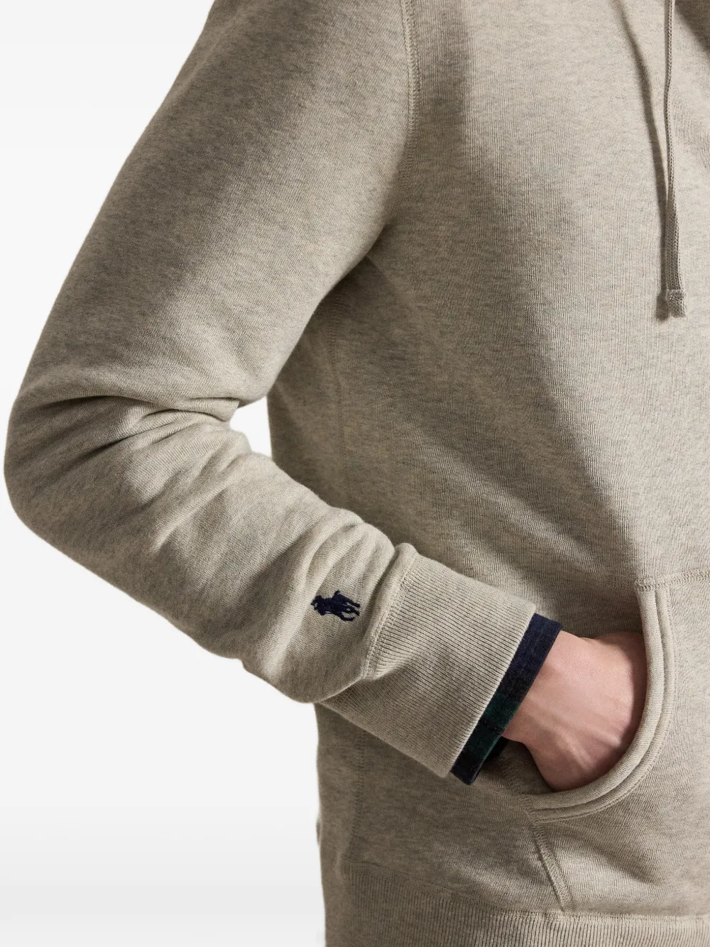 Polo Ralph Lauren Hoodie met geborduurd logo Grijs