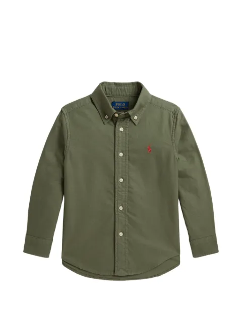 POLO RALPH LAUREN KIDS camisa con logo en el pecho