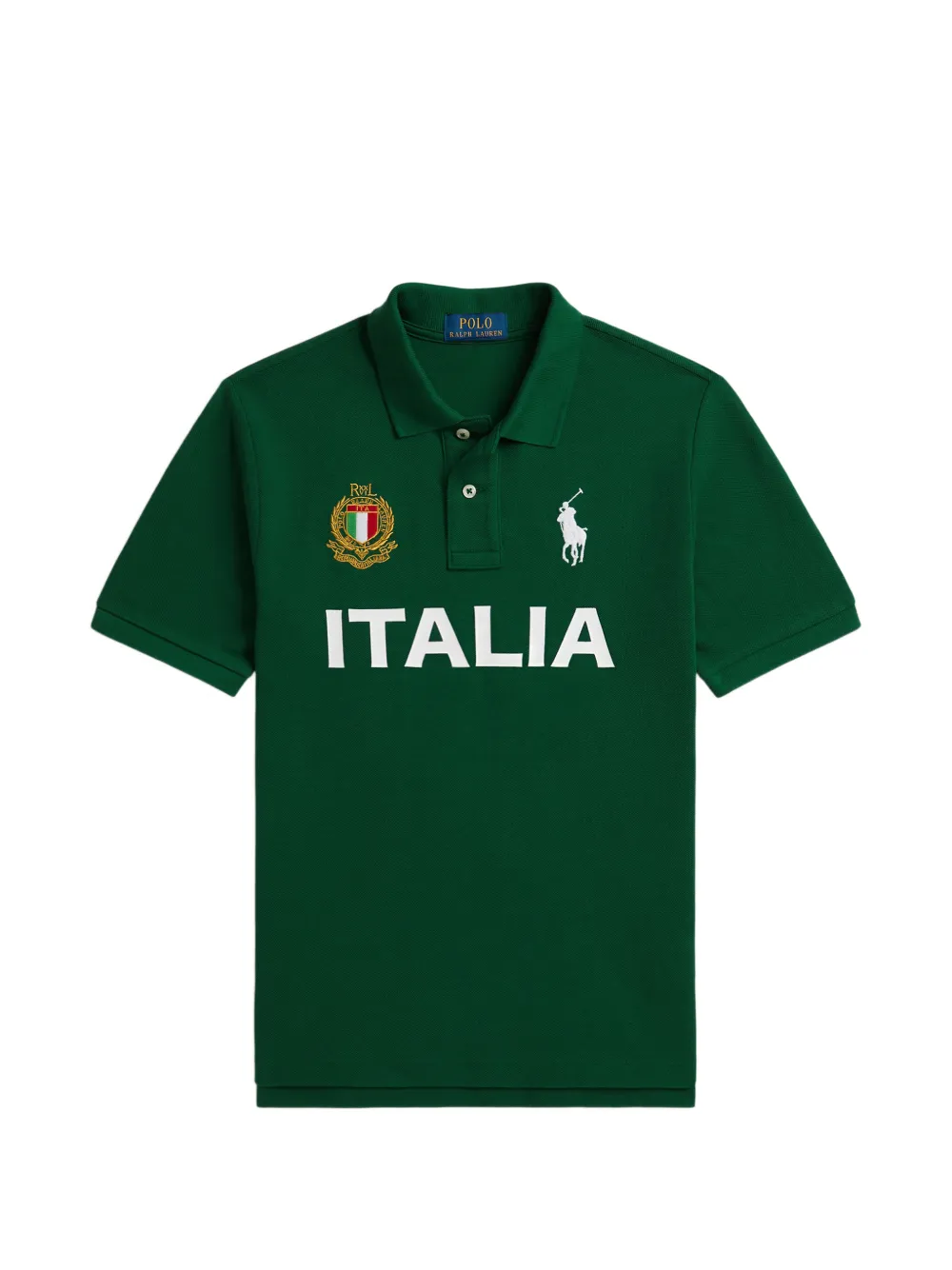 Polo Ralph Lauren Kids' Big Pony Crest Polo Shirt In Green