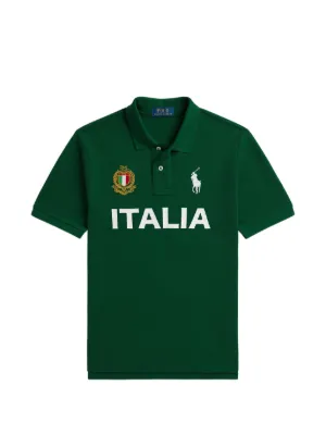 POLO RALPH LAUREN KIDS Camisa Polo Com Detalhe Bordado | Azul