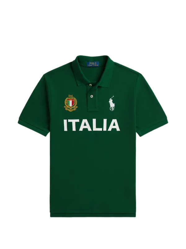 POLO RALPH LAUREN KIDS Camisa Polo Big Pony | Verde | FARFETCH BR