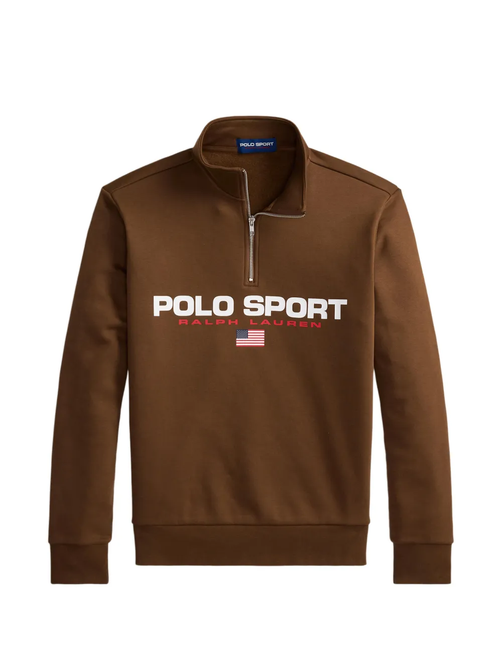 Polo Ralph Lauren Felpa Polo Sport con zip - Marrone