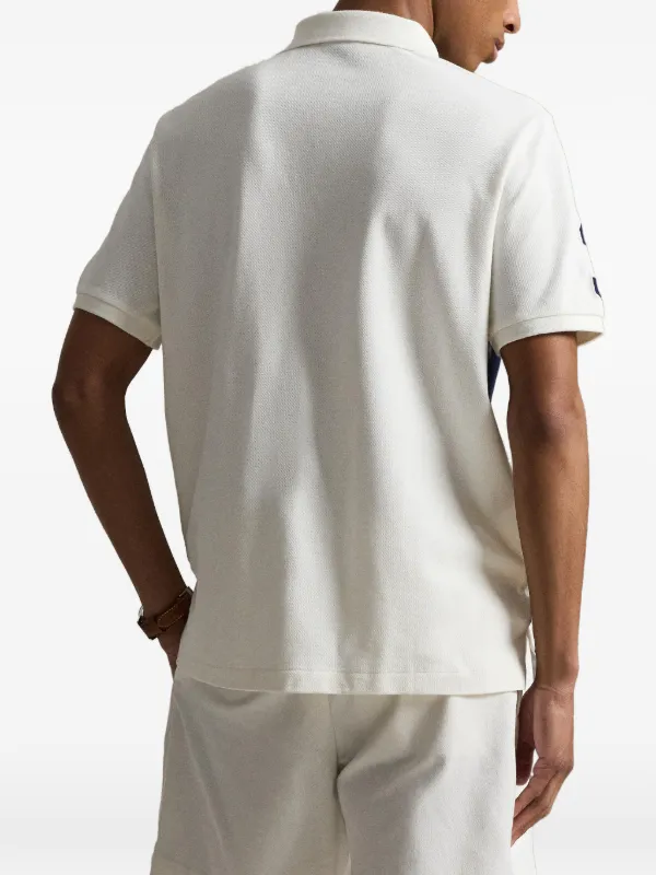 Polo Ralph Lauren nautical-flag Big-Pony Polo Shirt | White | FARFETCH