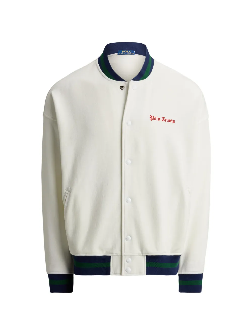 Polo Ralph Lauren Giacca con bordo a righe - Bianco