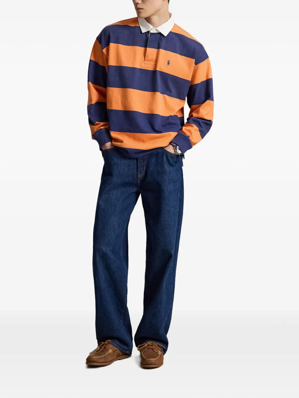 Polo Ralph Lauren Gestreept poloshirt Oranje