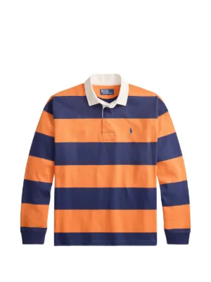 Polo Ralph Lauren ストライプ エンブロイダリーポロシャツ | イエロー