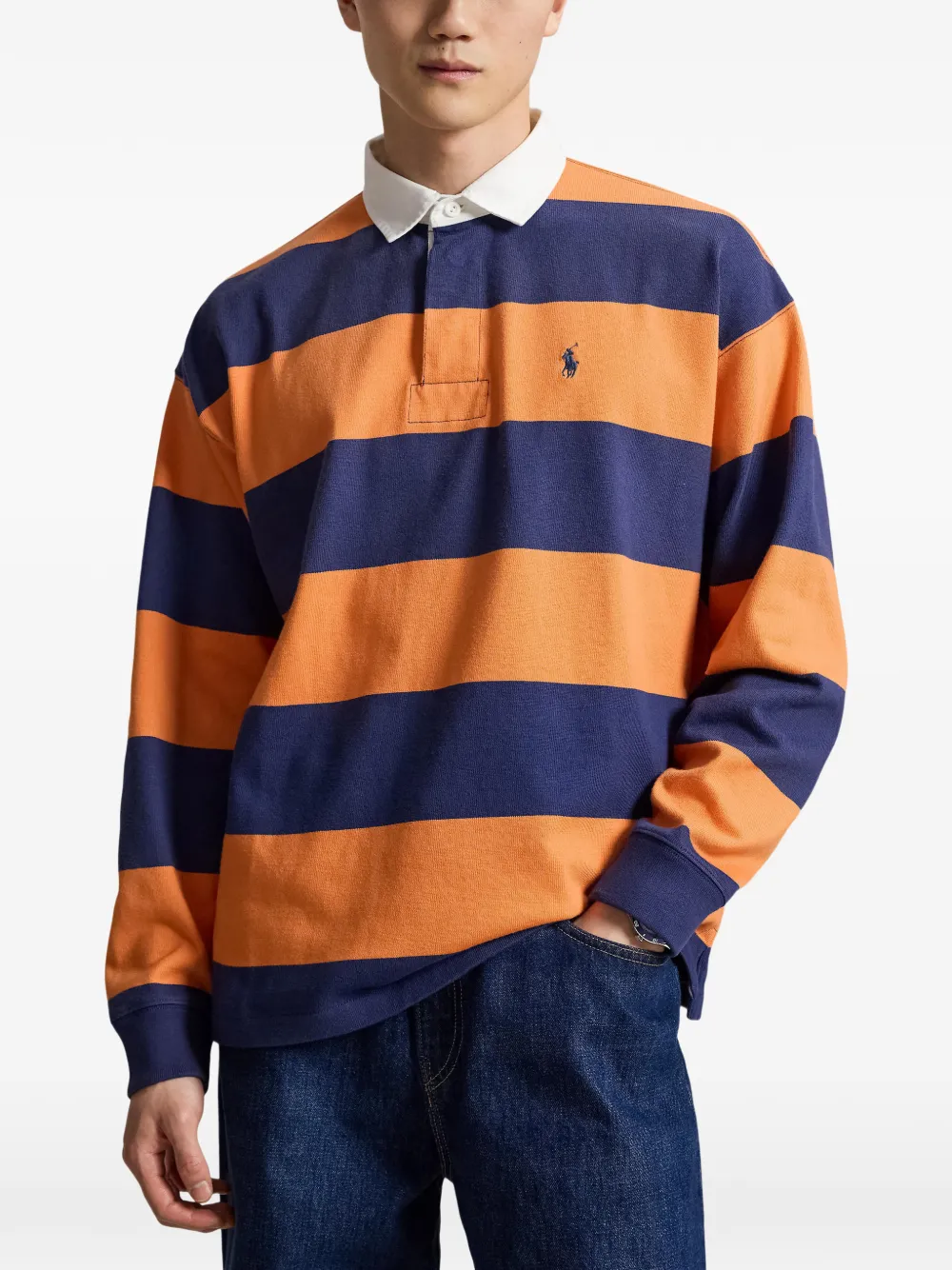 Polo Ralph Lauren Gestreept poloshirt Oranje