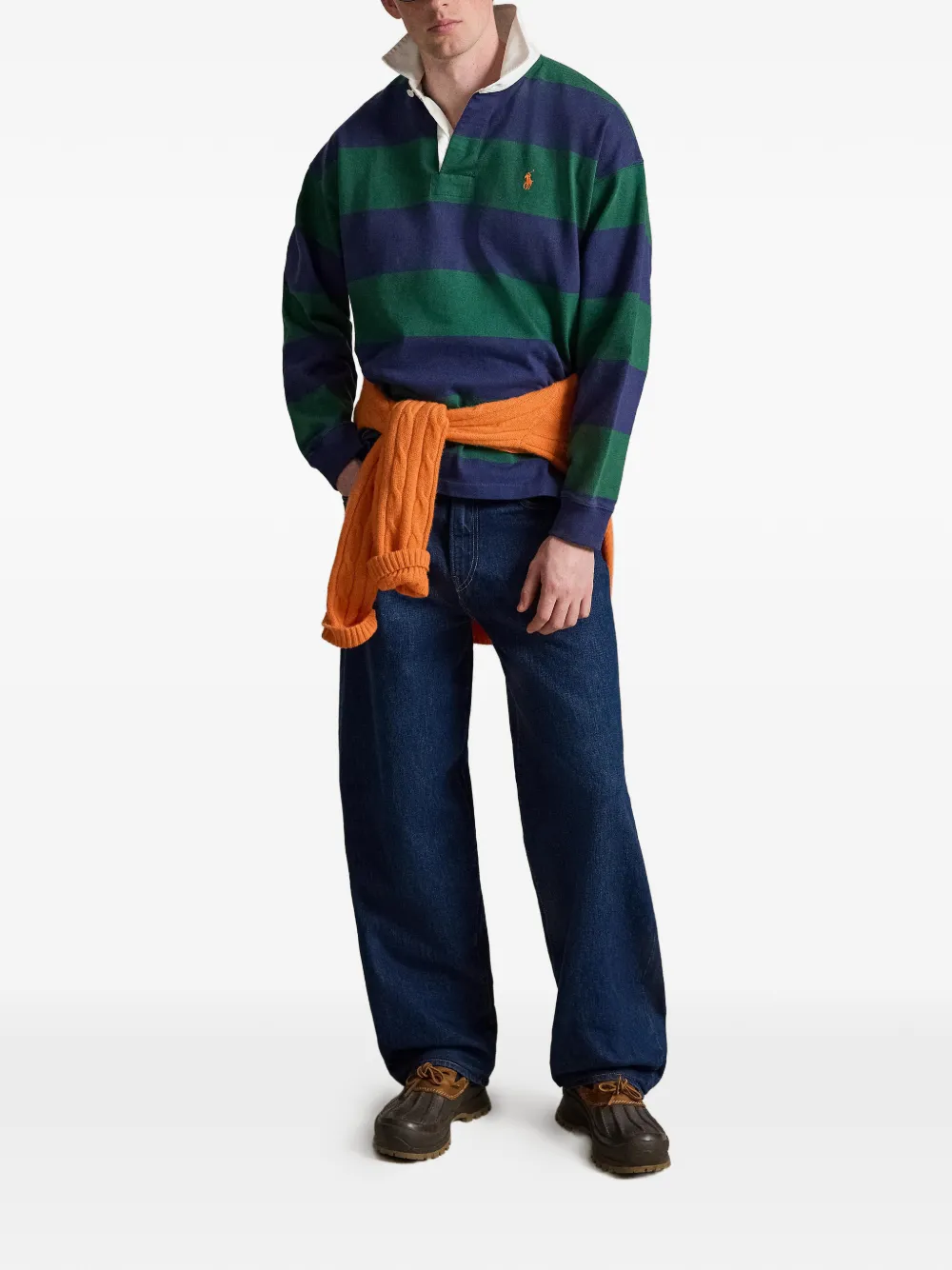 Polo Ralph Lauren Gestreept poloshirt Blauw