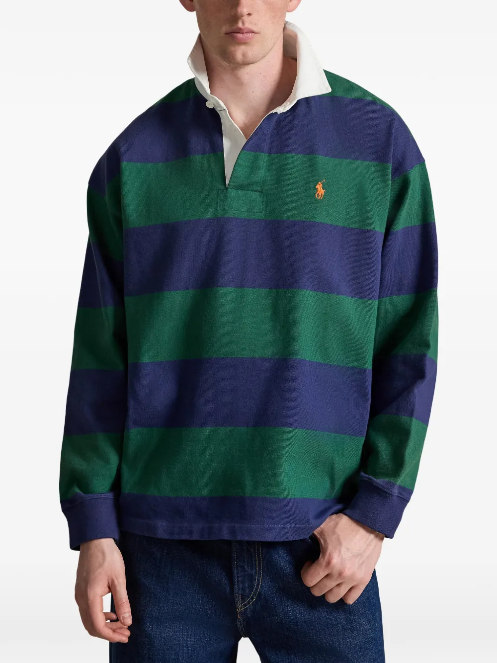Polo Ralph Lauren Gestreept poloshirt Blauw