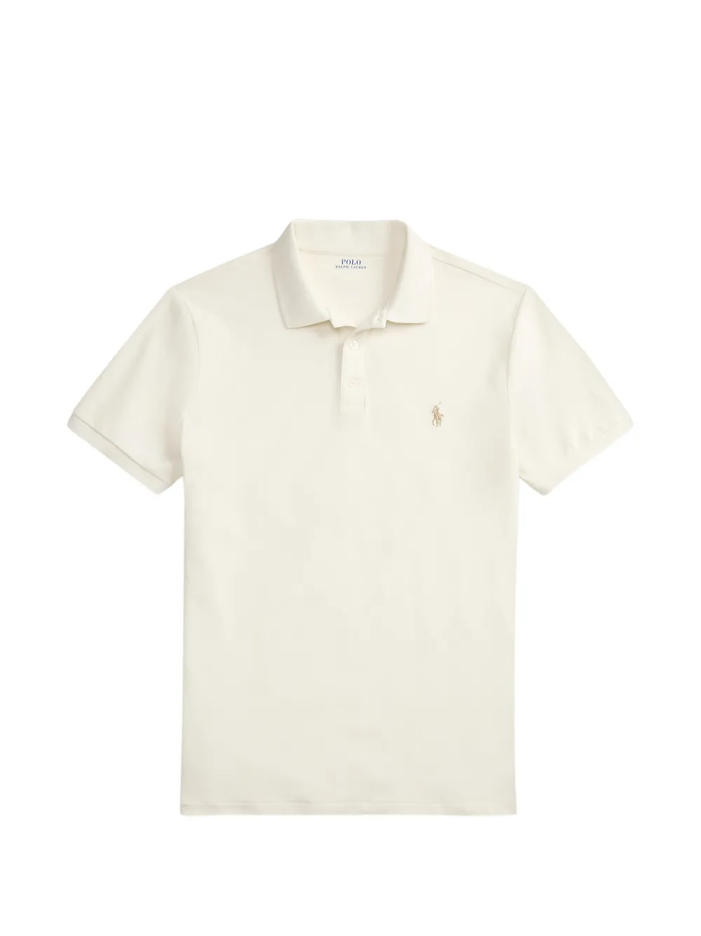Polo Ralph Lauren logo embroidered polo shirt - Weiß