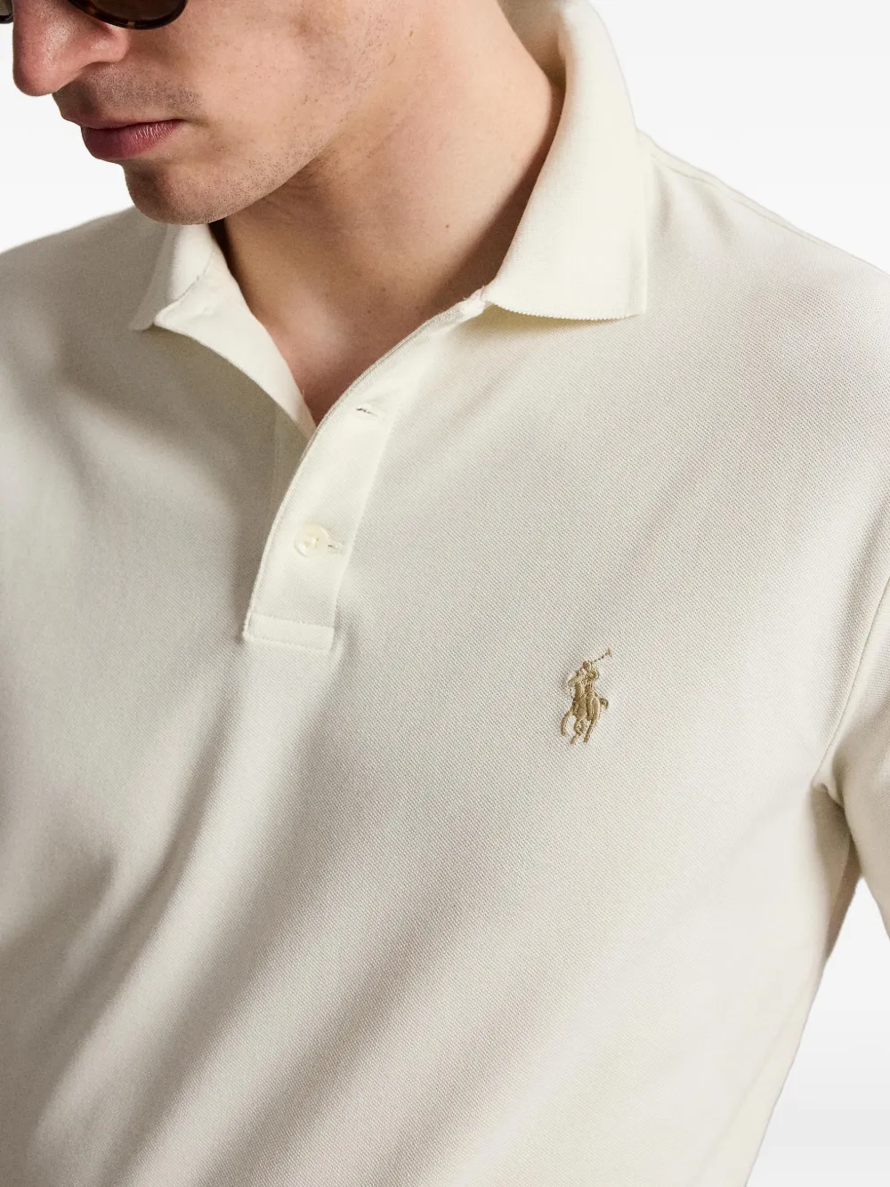 Polo Ralph Lauren Poloshirt met geborduurd logo Wit