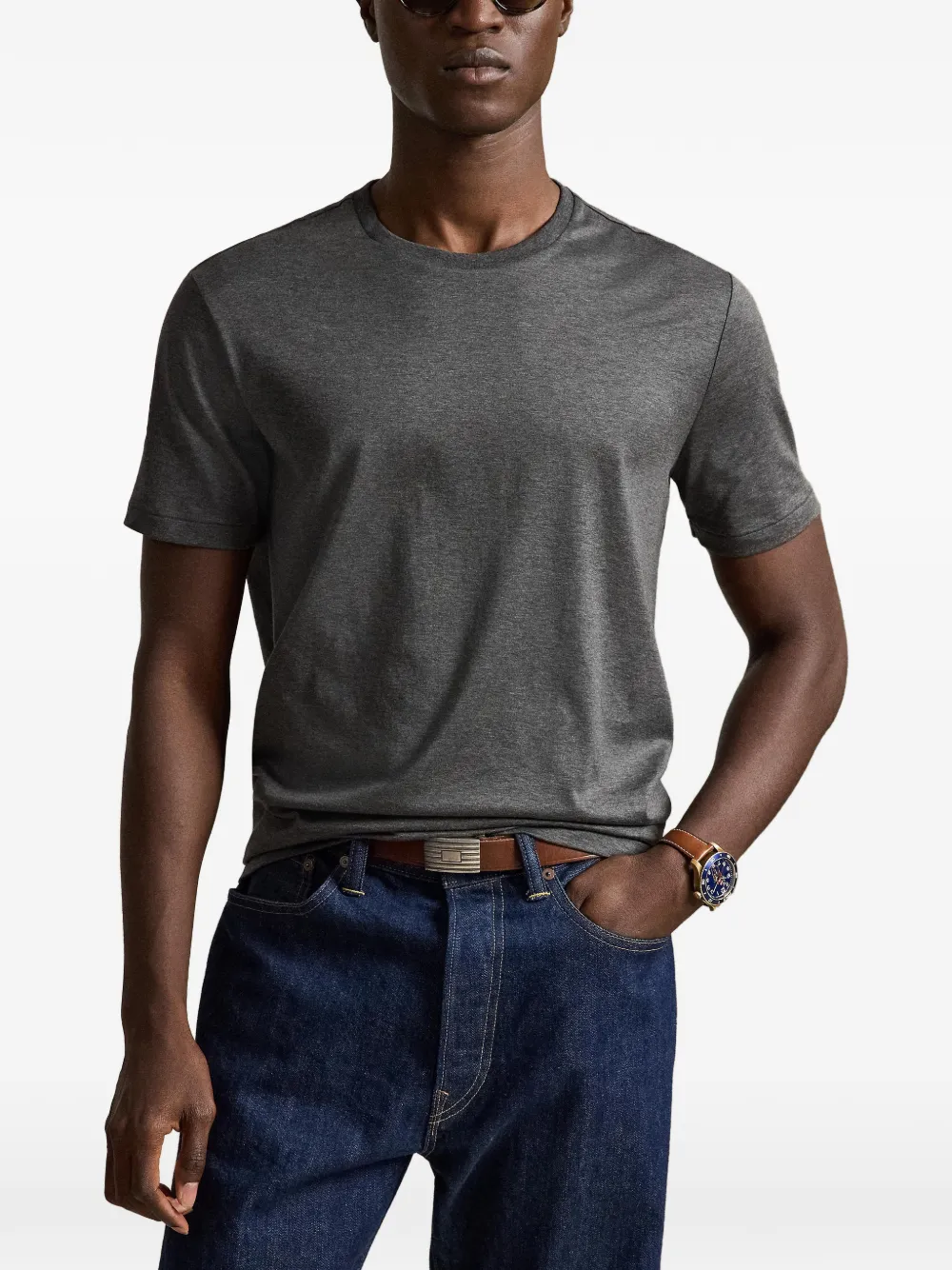 Polo Ralph Lauren T-shirt met ronde hals Grijs