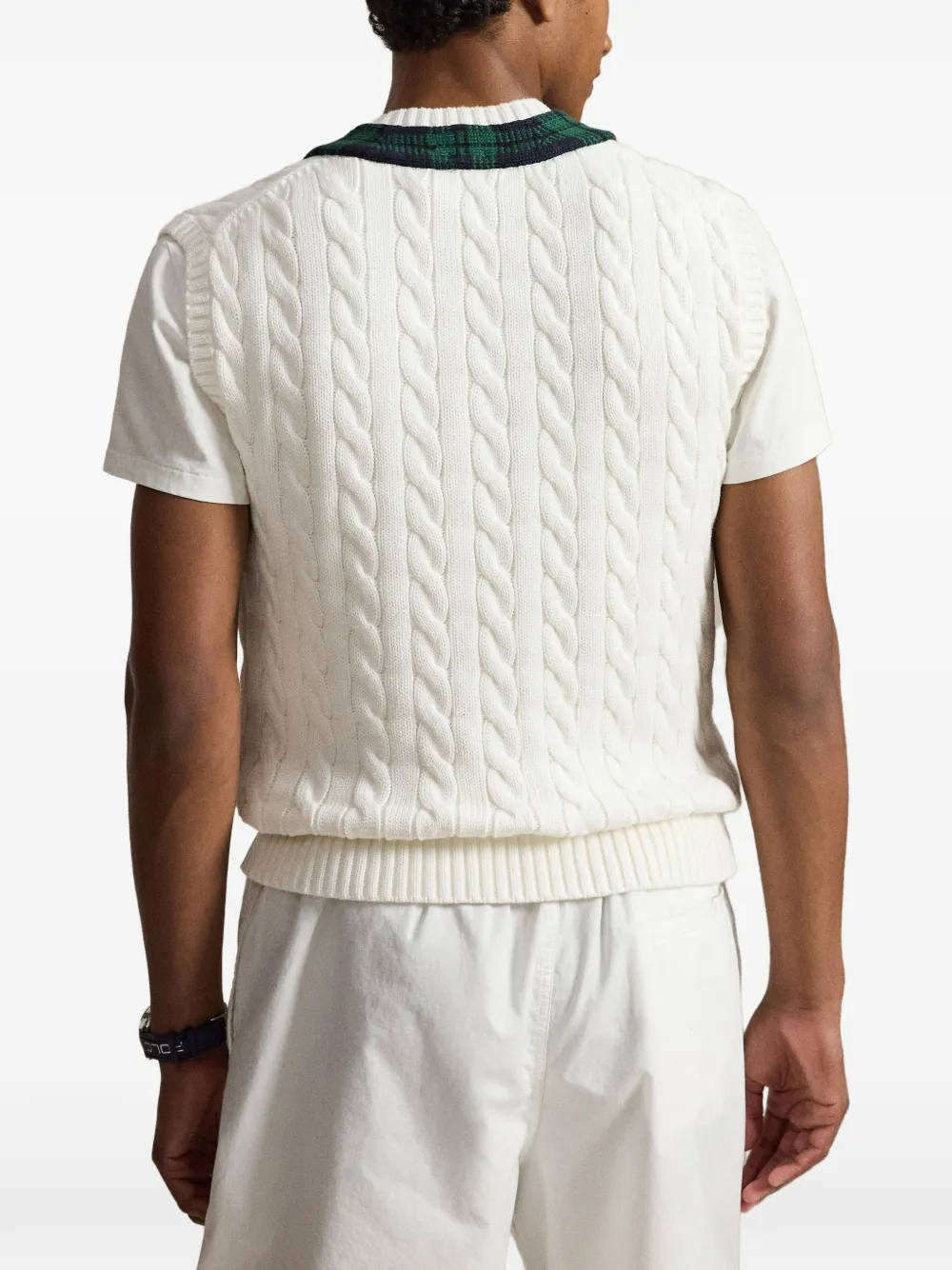 Polo Ralph Lauren Kabelgebreide trui Wit