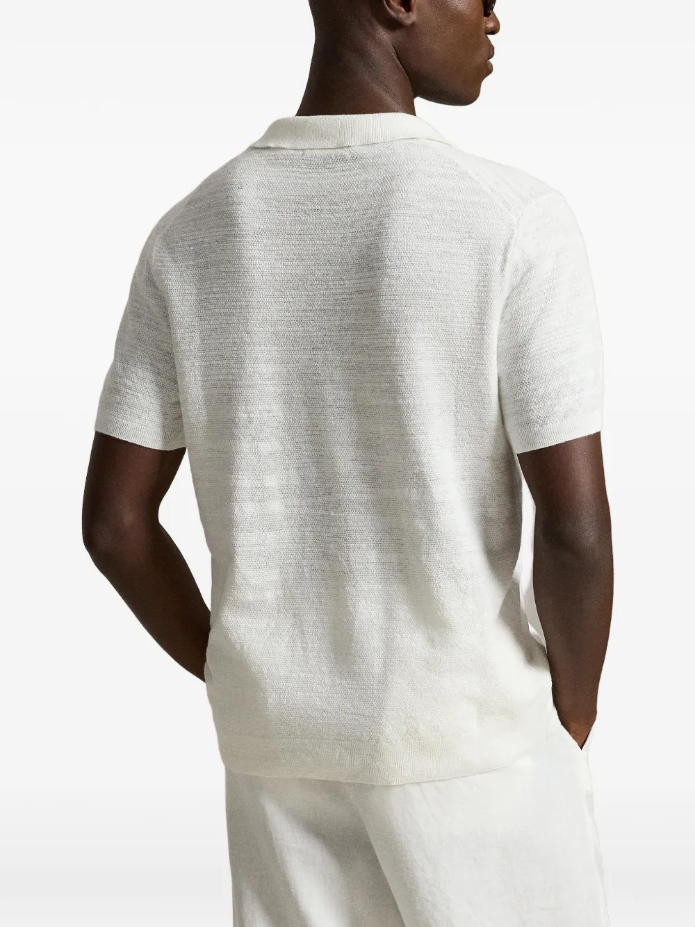 Polo Ralph Lauren T-shirt met geborduurd logo en gestikt detail Wit