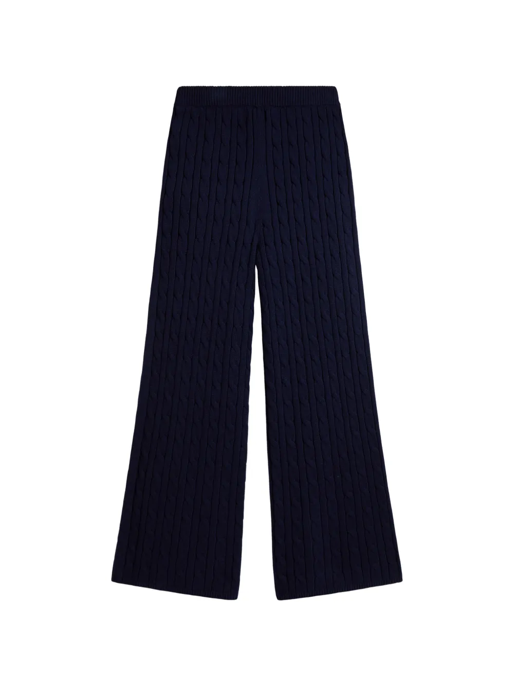 POLO RALPH LAUREN KIDS Kabelgebreide broek Blauw