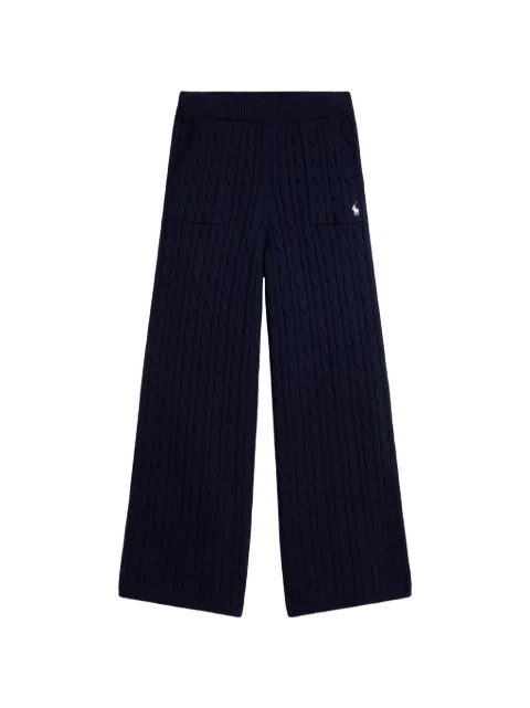 POLO RALPH LAUREN KIDS cable-knit trousers