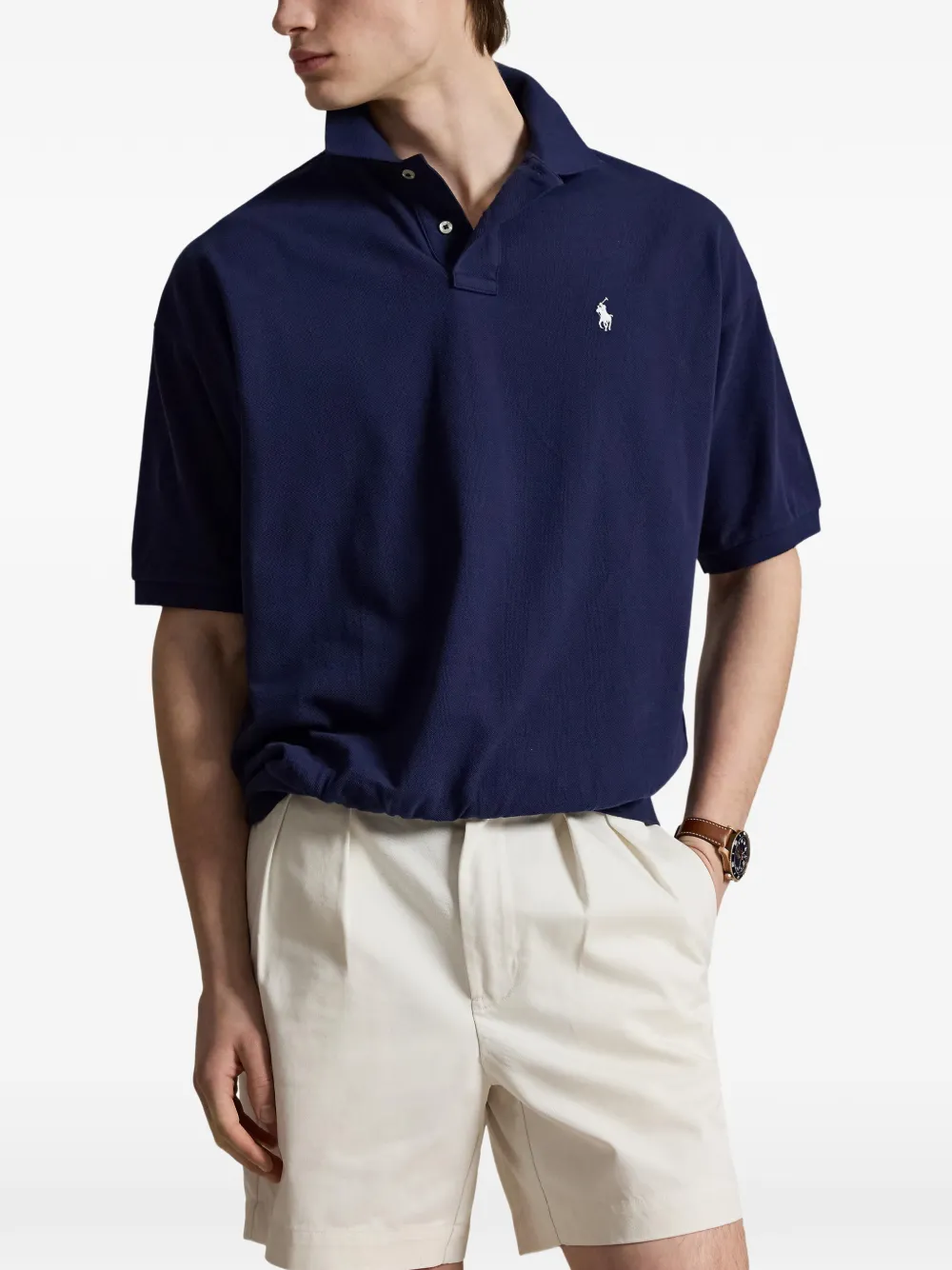 Polo Ralph Lauren Poloshirt met borduurwerk Blauw