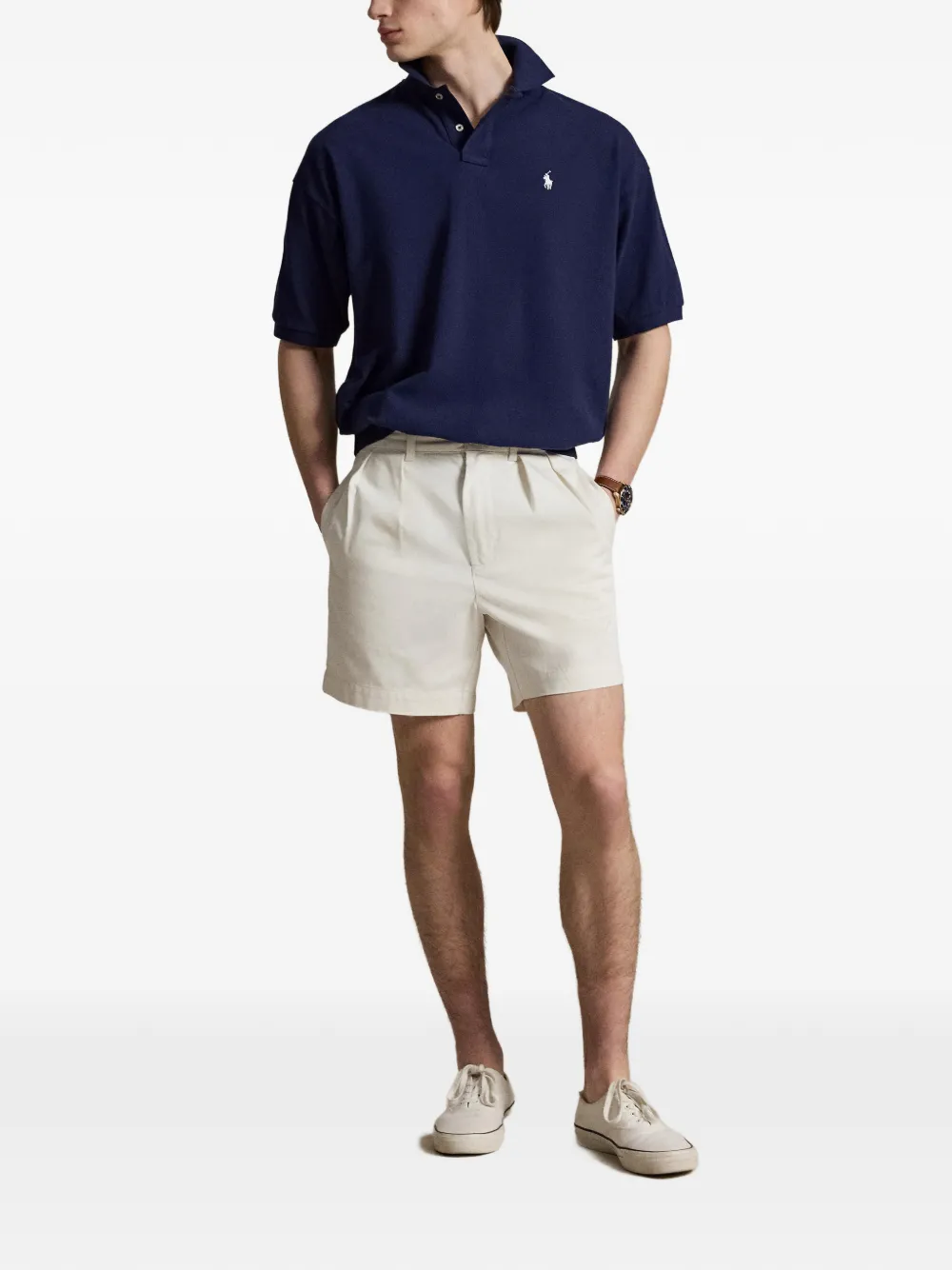 Polo Ralph Lauren Poloshirt met borduurwerk Blauw