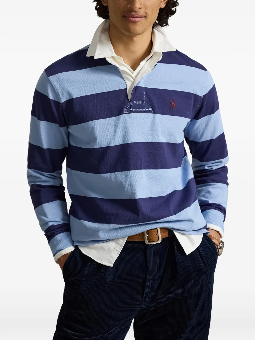 Polo Ralph Lauren Gestreept poloshirt Blauw