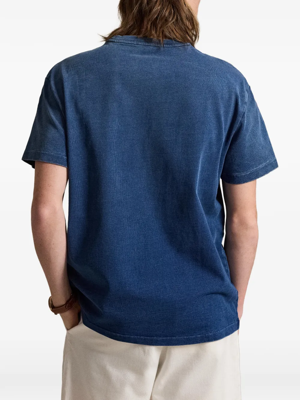 Polo Ralph Lauren T-shirt met geborduurd logo Blauw