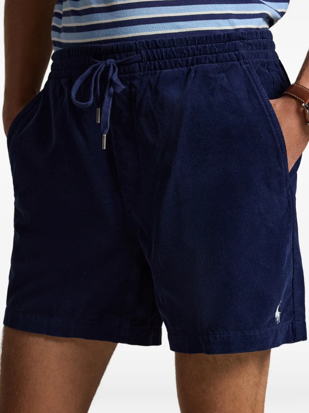 Polo Ralph Lauren Shorts met trekkoordtaille Blauw