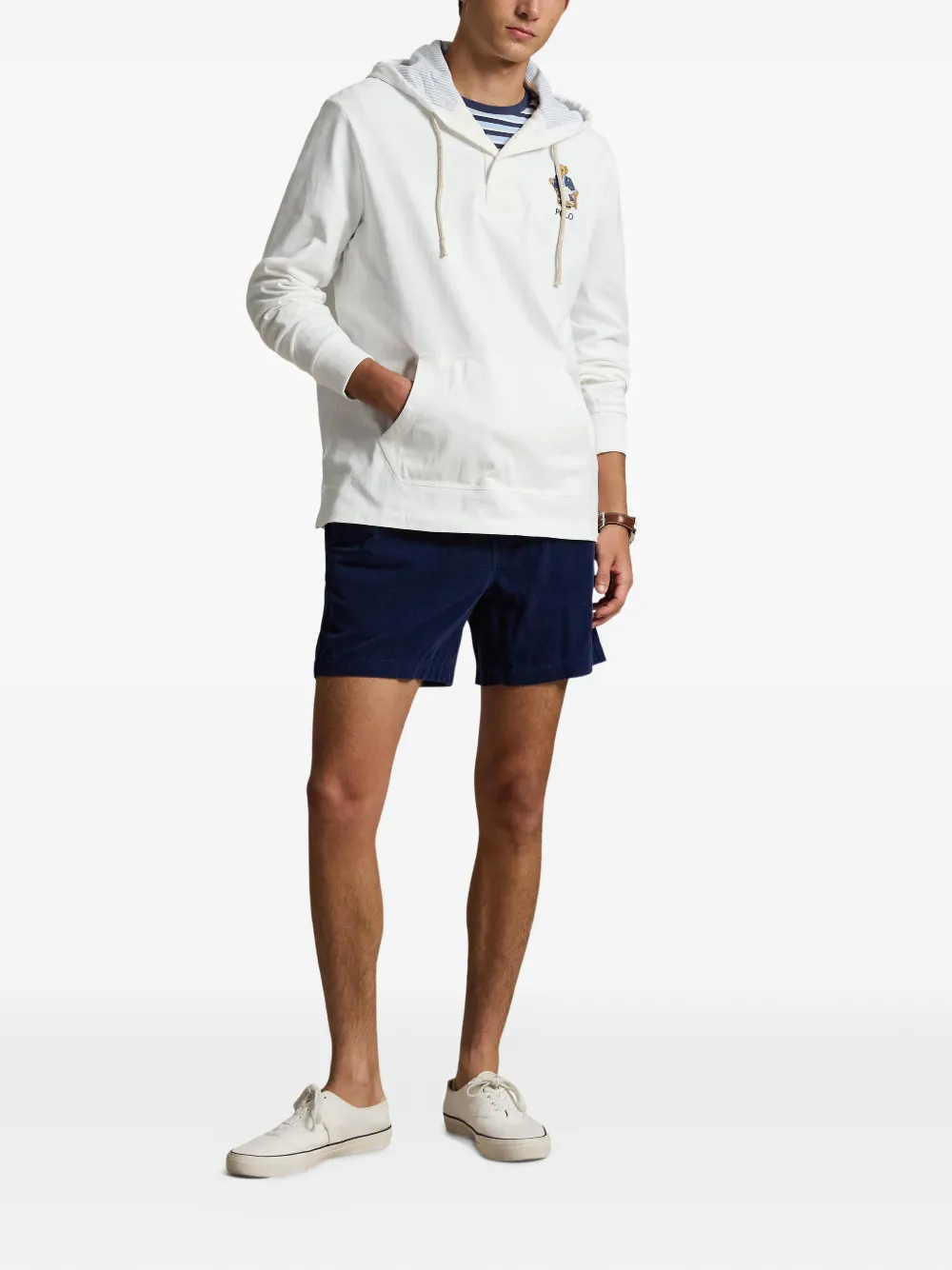 Polo Ralph Lauren Shorts met trekkoordtaille Blauw