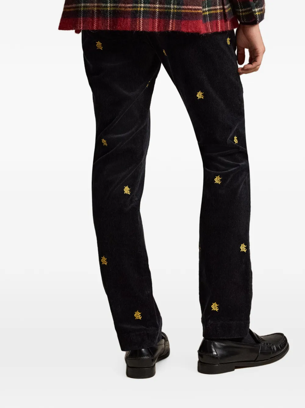 Polo Ralph Lauren Bedford Straight Fit ribfluwelen broek Zwart