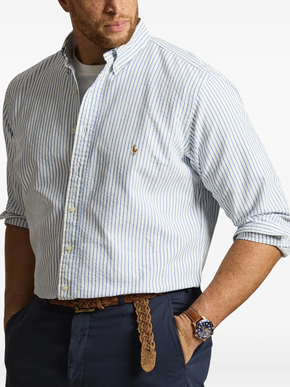 Polo Ralph Lauren Gestreept overhemd Wit