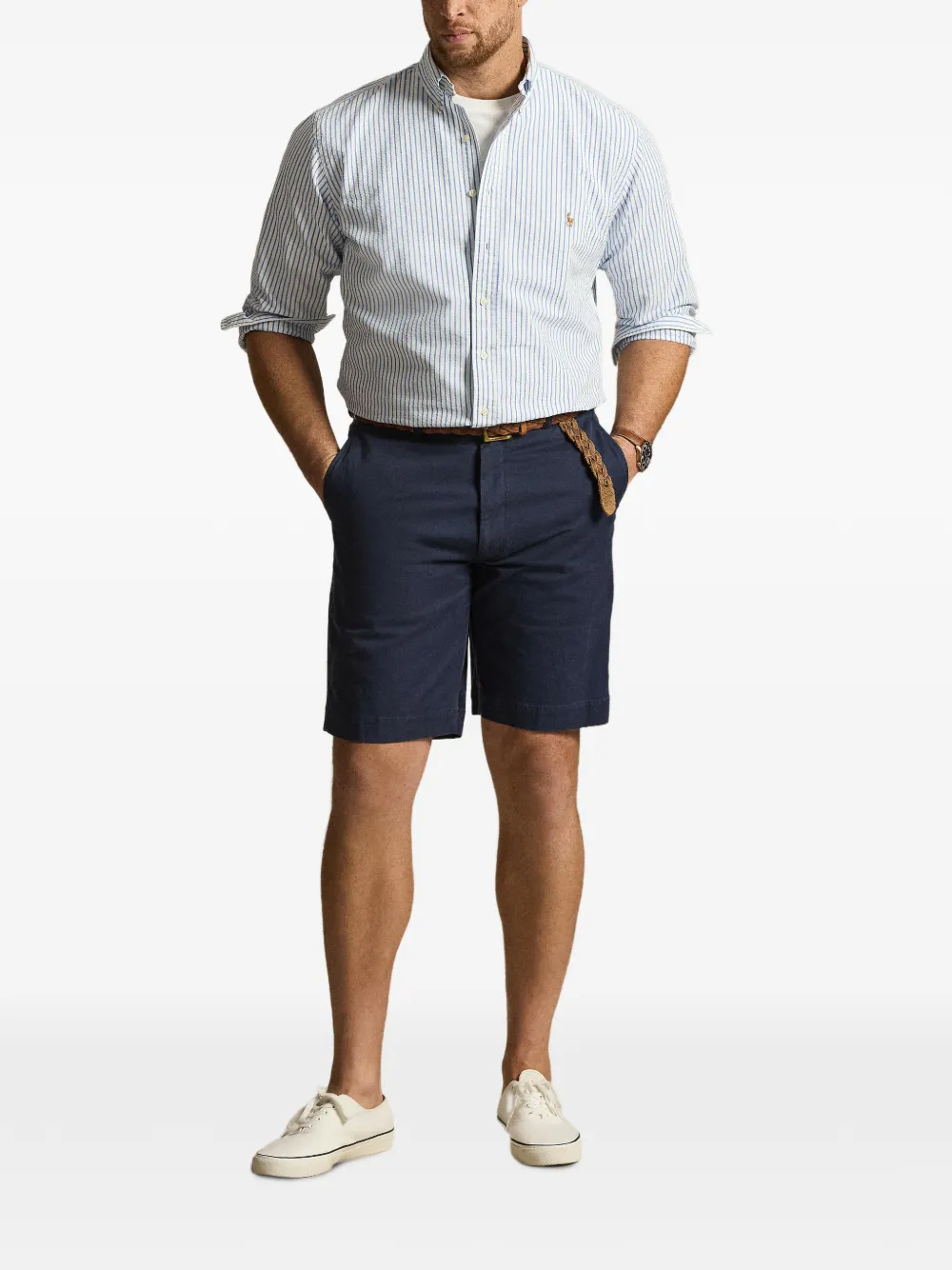 Polo Ralph Lauren Gestreept overhemd Wit